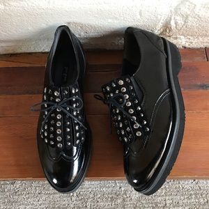 Paul Green Nobu Studded Loafer Tassel Oxford Laced